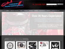 Tablet Screenshot of honestperformance.com